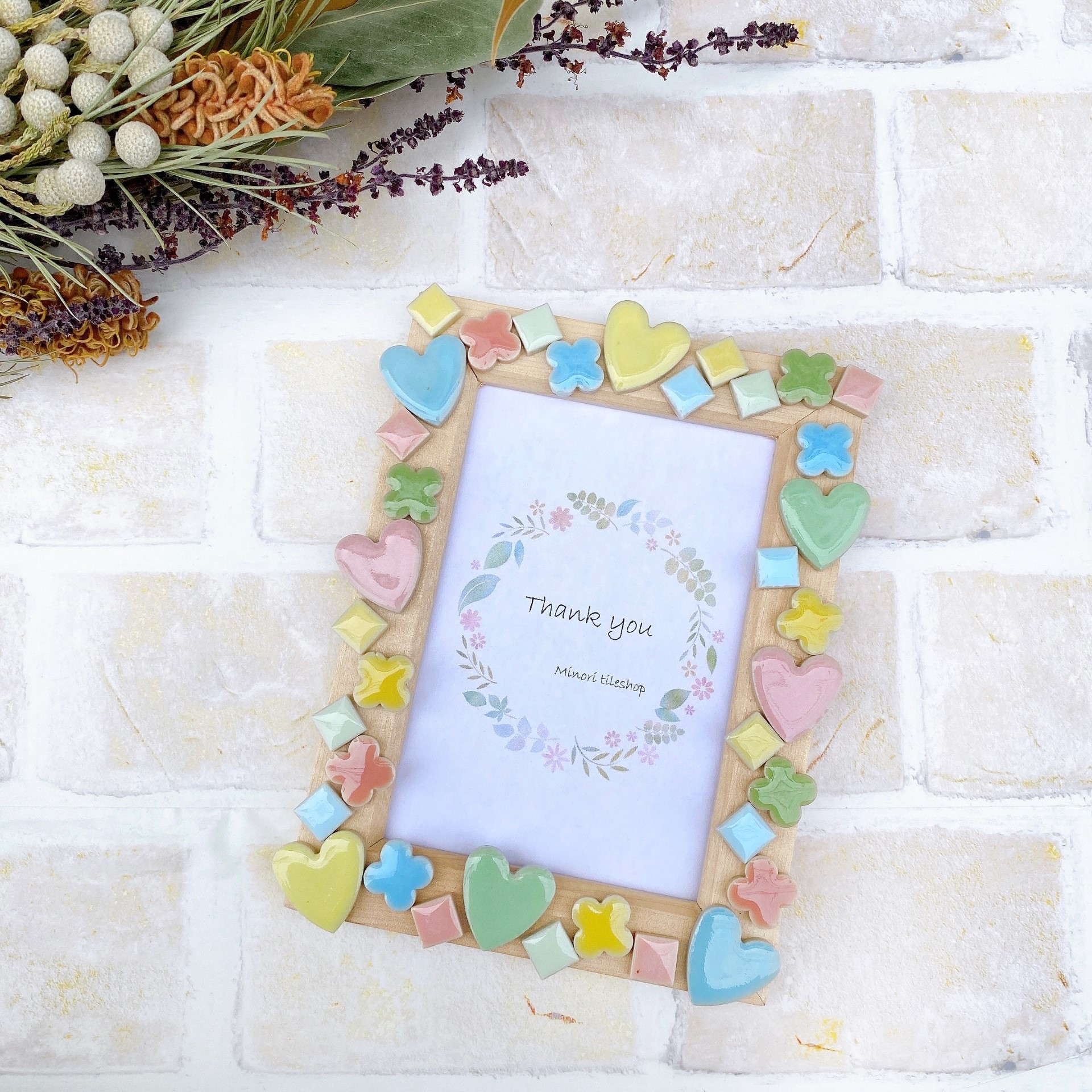 タイルのフォトフレーム